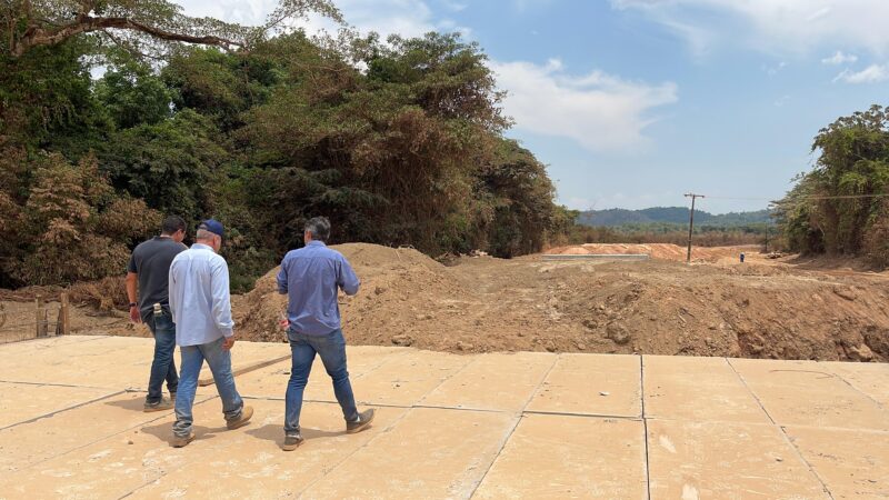 Obras de galeria no Rio São João avançam e reforçam infraestrutura de Matupá