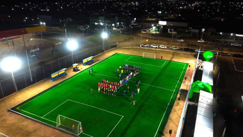 Abertura da 1ª Copa Ray Santiago de Futebol Sete emociona Matupá/veja o vídeo