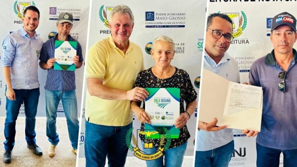 Prefeitura de Nova Canaã do Norte entrega mais de 400 títulos de propriedade no Distrito Ouro Branco