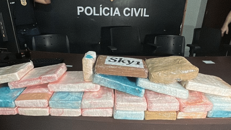 Polícia apreende 30 quilos de cocaína em barracão em Lucas do Rio Verde