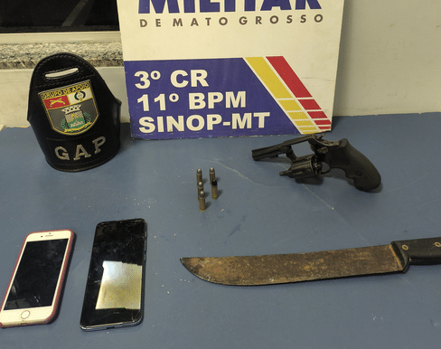 Sinop: PM prende quatro por sequestro, tortura e que obrigaram a transferir R$ 21 mil
