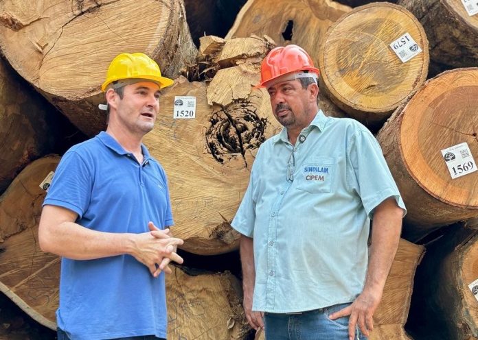 Presidente do Cipem percorre indústrias de Aripuanã e fortalece diálogo com o setor florestal