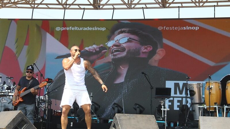 Festeja: Matheus Fernandes encerra festividade de aniversário de Sinop e leva milhares de pessoas ao Festival de Praia