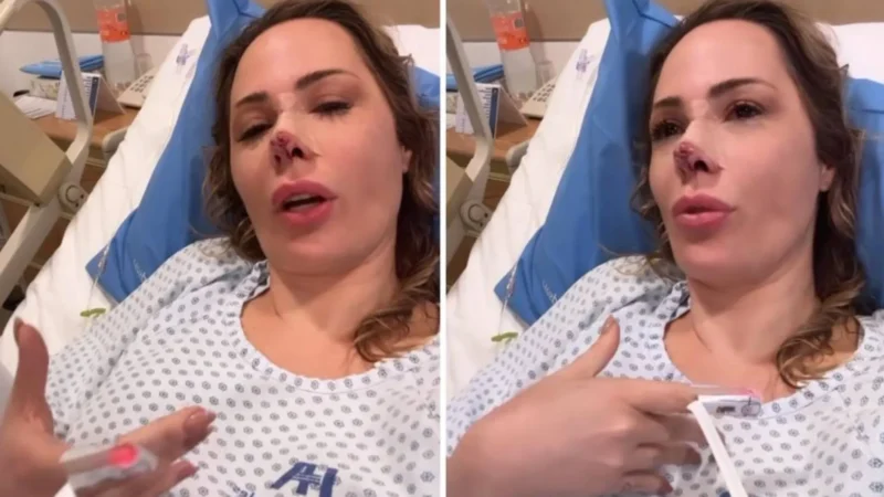 Ju Isen passa pela 3ª cirurgia no rosto após ataque de cachorro