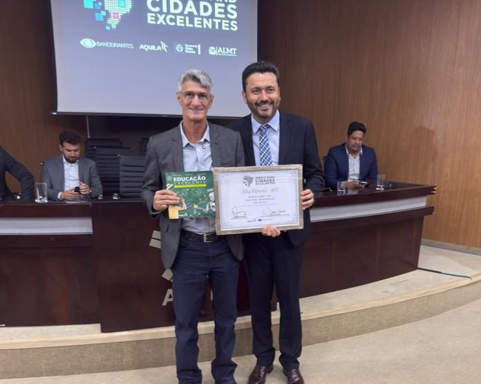 Alta Floresta conquista 3º lugar no Prêmio Band Cidades Excelentes em Saúde e Bem-Estar