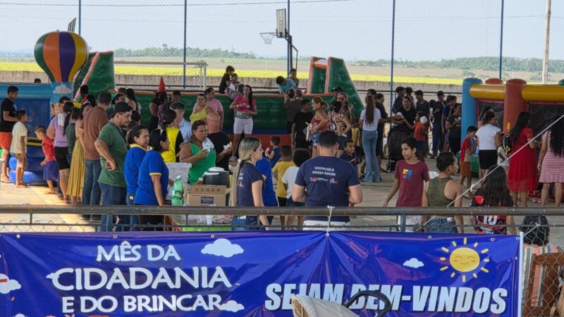 Programação do Dia das Crianças tem início com muita alegria na Comunidade Flor da Serra