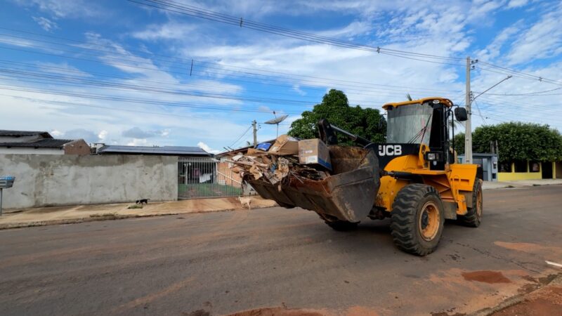 Mutirão de Limpeza acontece no Bairro União em Matupá