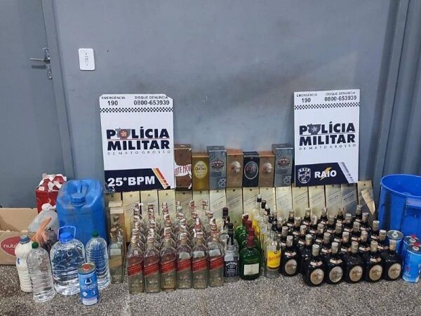 Polícia fecha local usado por facção para falsificar whisky