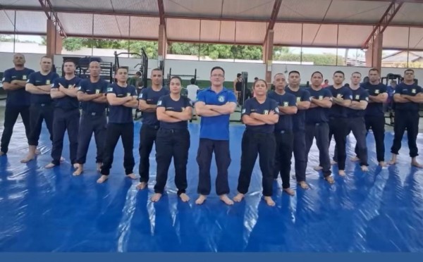 Guarda Municipal de Colíder recebe treinamento com bicampeão mundial de Jiu-Jitsu