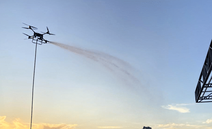 Sinop recebe 1º drone do Estado para combate a incêndios em edifícios