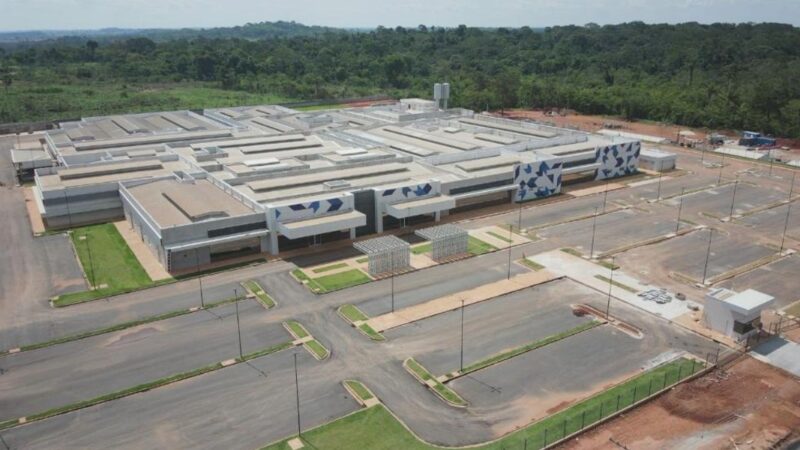 Hospital regional de Alta Floresta será o 1° dos quatro a ficar pronto; obras 96% concluídas