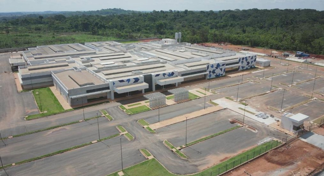 Hospital regional de Alta Floresta será o 1° dos quatro a ficar pronto; obras 96% concluídas