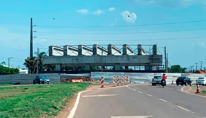 Sinop: primeiro viaduto na BR-163 do pacote de obras tem fundação concluída