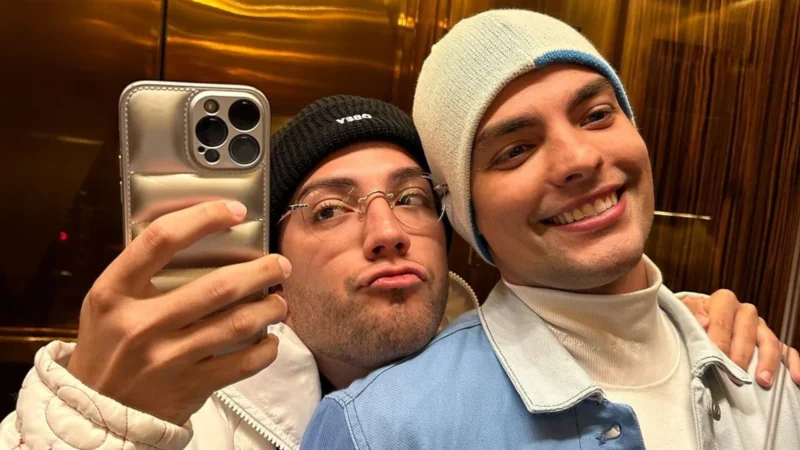 Lucas Rangel e Lucas Bley celebram nascimento da filha, Mia, nos Estados Unidos
