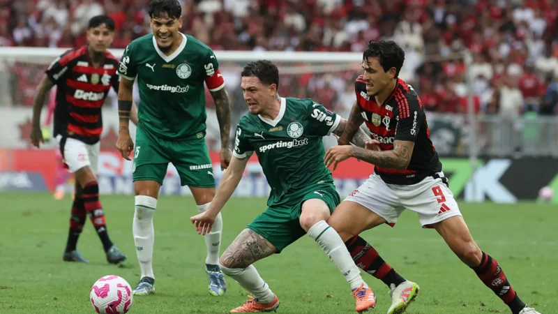 Flamengo e Palmeiras disputam 7ª final brasileira da Libertadores