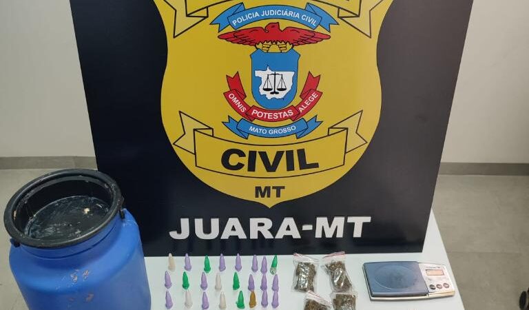 Polícia Civil prende jovem envolvida com facção criminosa e tráfico de drogas em Juara