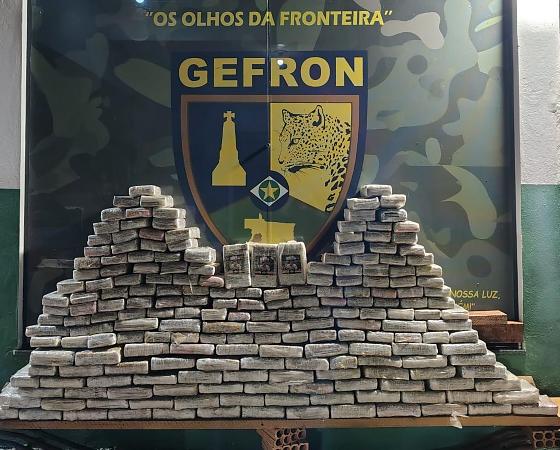 Ação integrada apreende 210 kg de drogas e dá prejuízo de R$ 843 mil às facções criminosas