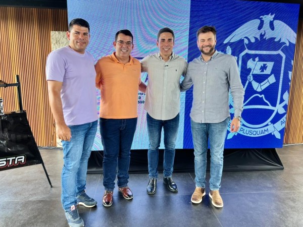 Prefeito Rodrigo Benassi e secretário estadual Alan Porto confirmam retomada de obras em escolas de Colíder