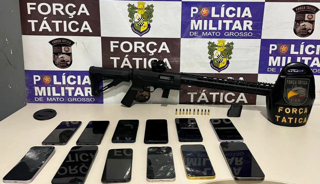 Quadrilha suspeita de envolvimento em assassinatos é presa no Mato Grosso