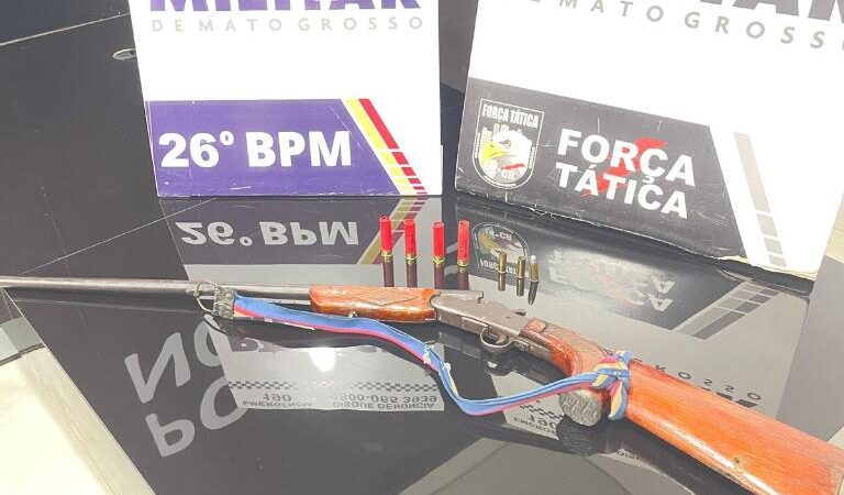 Força Tática prende suspeito por tentativa de feminicídio em Nova Mutum