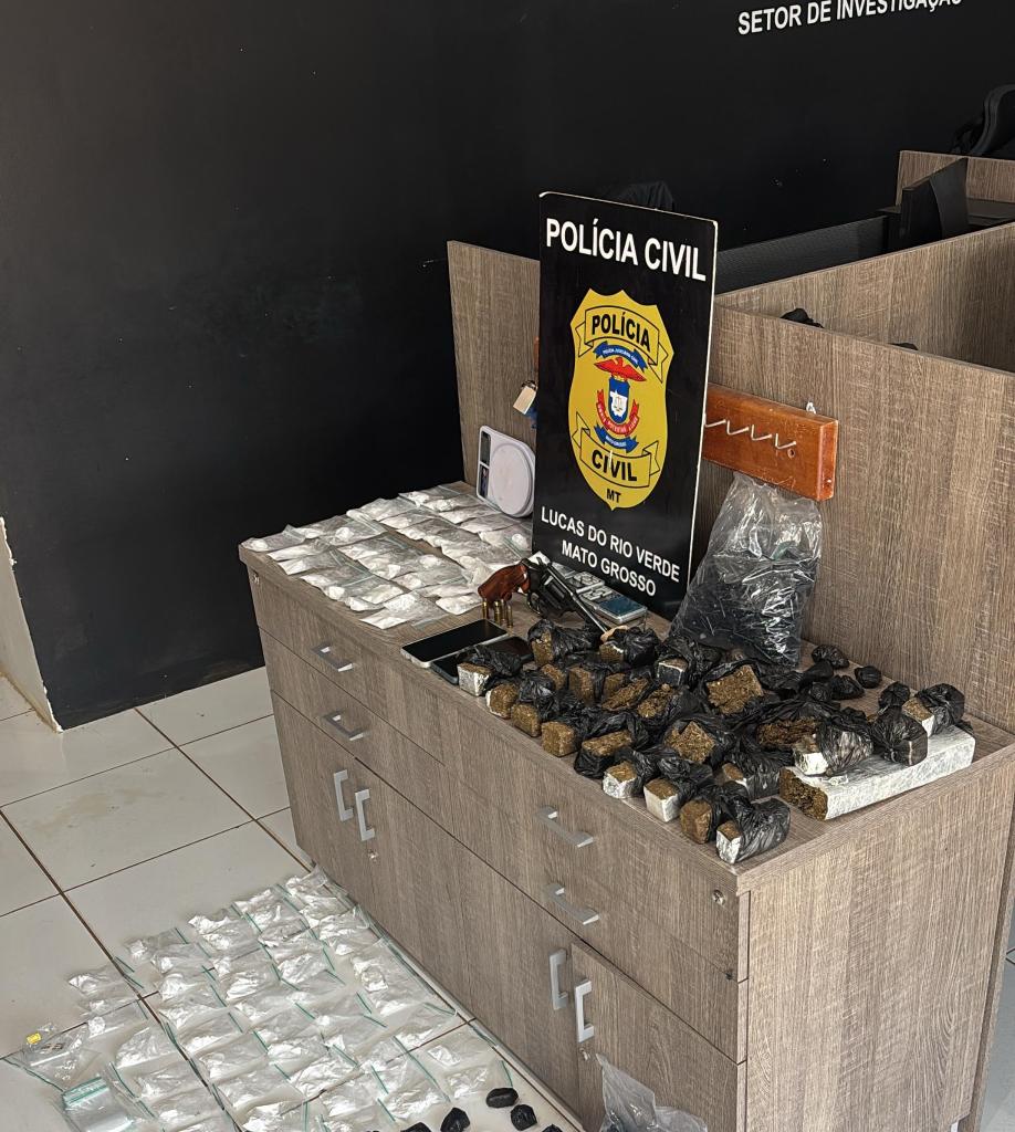 Polícia Civil prende mulher que traficava entorpecentes em Lucas do Rio Verde