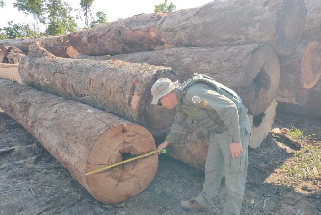 Sema apreende maquinário e aplica R$ 130 mil em multas por desmate ilegal em Apiacás