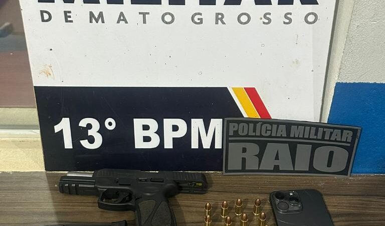 Polícia Militar prende homem por posse ilegal de arma de fogo e apreende mais de R$ 500 mil em folhas de cheques