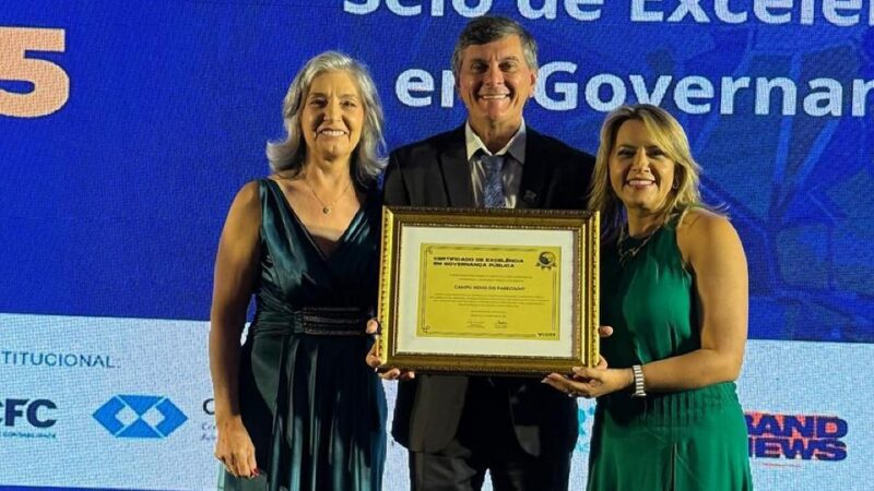 Campo Novo do Parecis entre os melhores do Brasil em Governança Pública