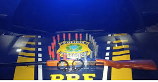 PRF prende condutor embriagado após acidente na BR-163 em Sorriso e apreende espingarda