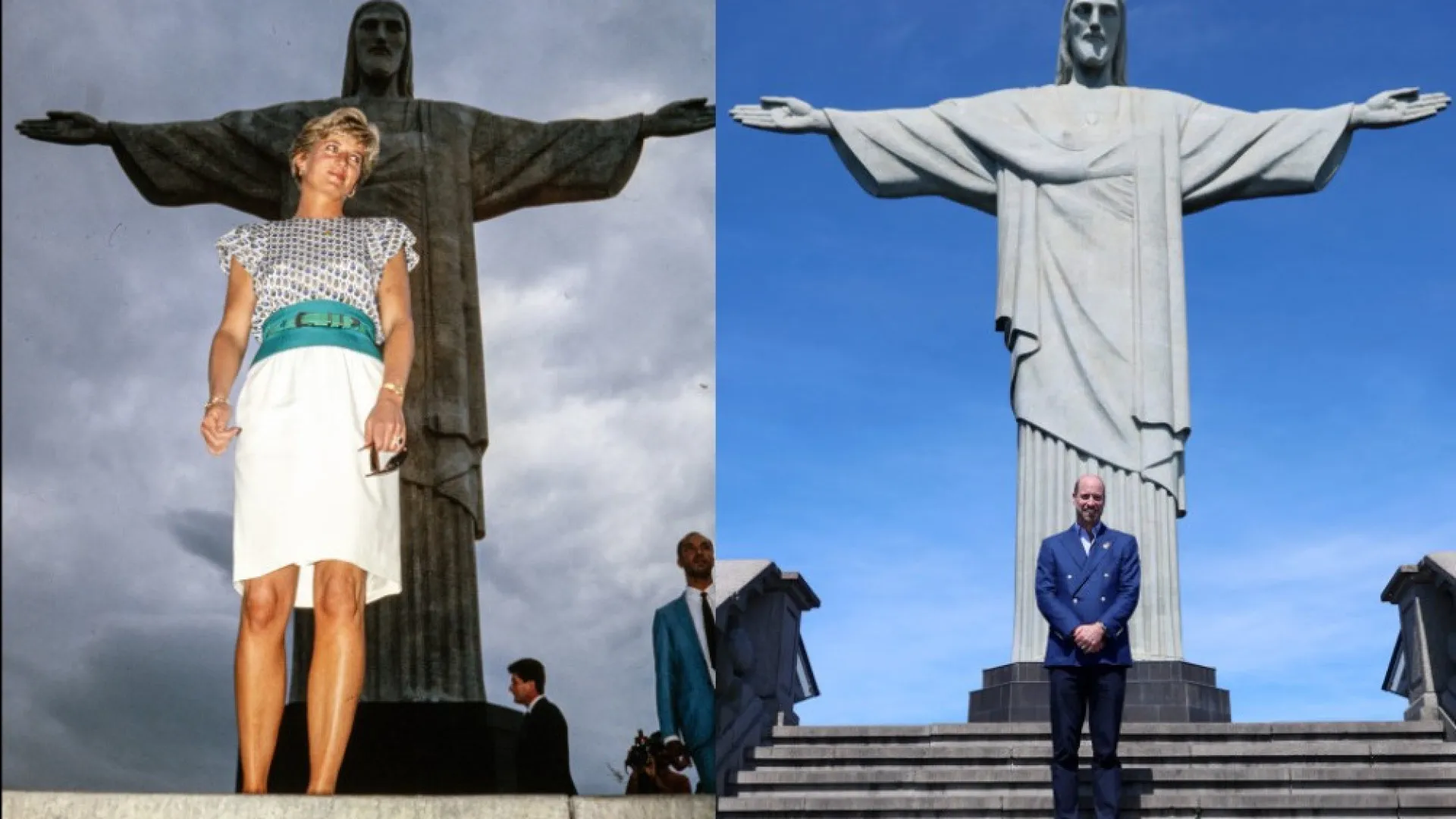 Príncipe William recria fotos da mãe, Lady Di, 34 anos depois