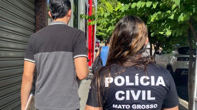 Polícia Civil prende colombiano que fraturou tornozelo de companheira com agressão em Cuiabá