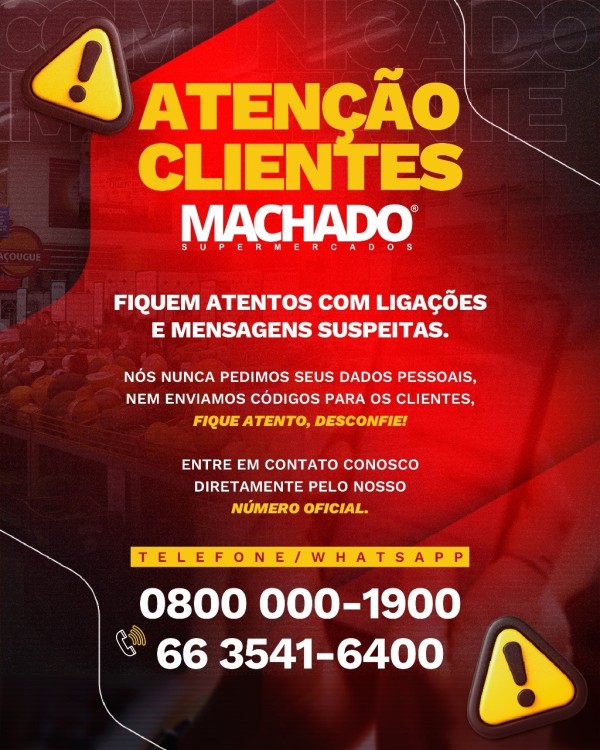 Colíder: Grupo Machado emite alerta sobre golpes praticados em nome da empresa