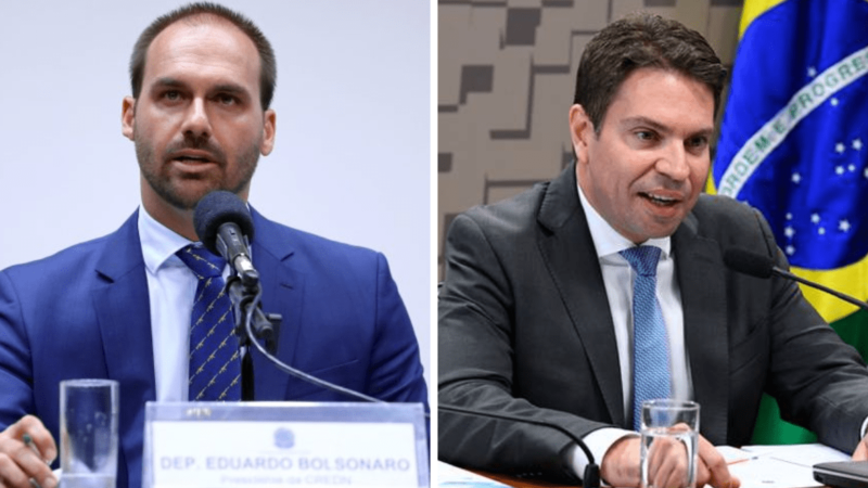 Câmara decide cassar mandatos de Eduardo Bolsonaro e Ramagem