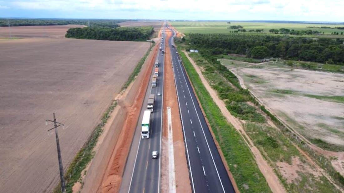 Concessionária constata redução de acidentes e avanço da duplicação da BR-163 no Nortão