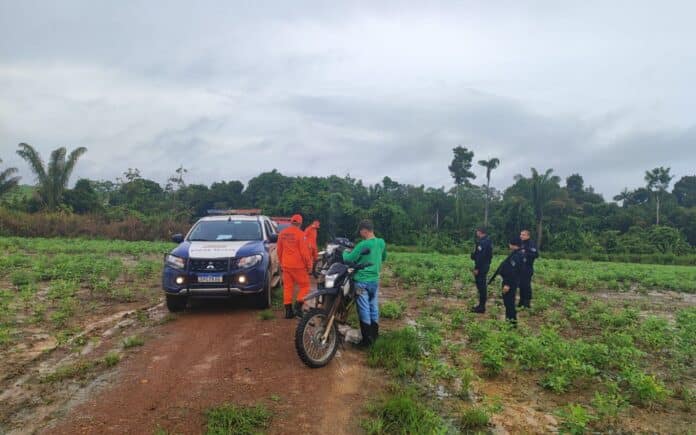 Homem desaparecido é encontrado em mata no Nortão