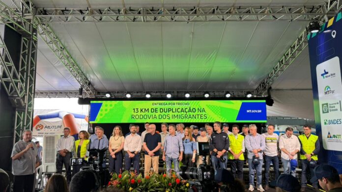 Governador conclui expedição e entrega 130 km da BR-163 duplicada entre Sinop e Nova Mutum