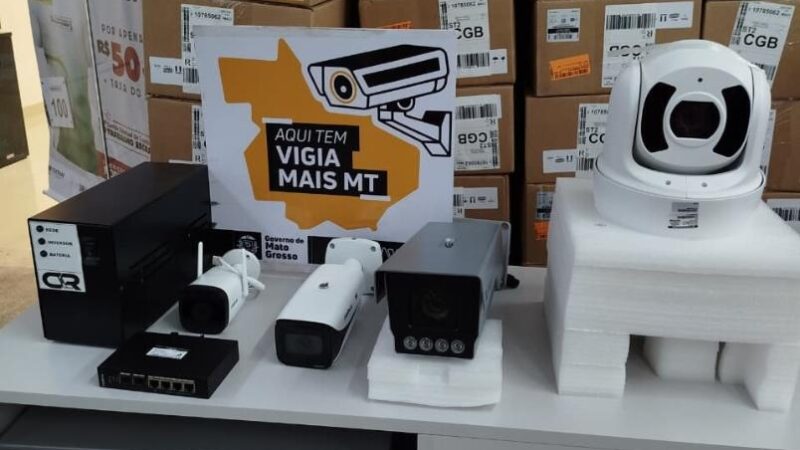 Vigia Mais MT avança para nova etapa com 10 mil câmeras de alta resolução e uso de inteligência artificial