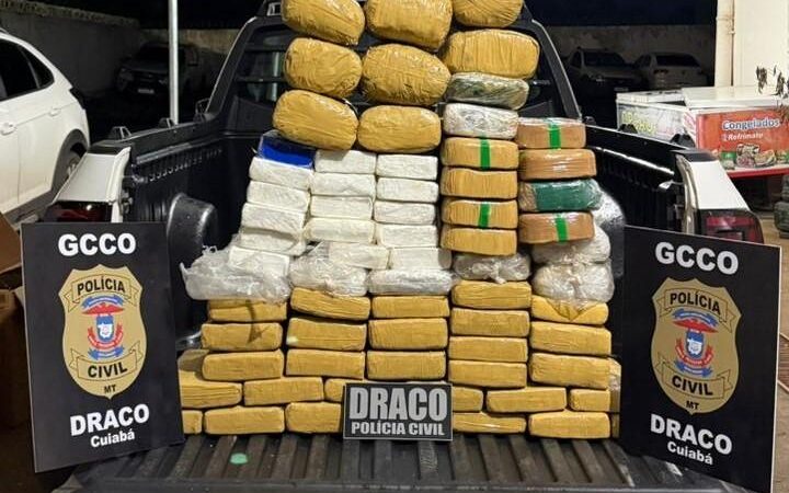 Polícia Civil prende homem e apreende grande carregamento de drogas em Cuiabá