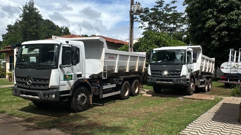 Maquinários do Promaq chegam a Sinop e reforçam serviços de infraestrutura realizados pela Secretaria de Obras