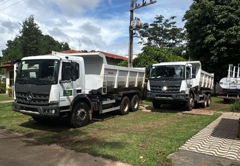 Maquinários do Promaq chegam a Sinop e reforçam serviços de infraestrutura realizados pela Secretaria de Obras