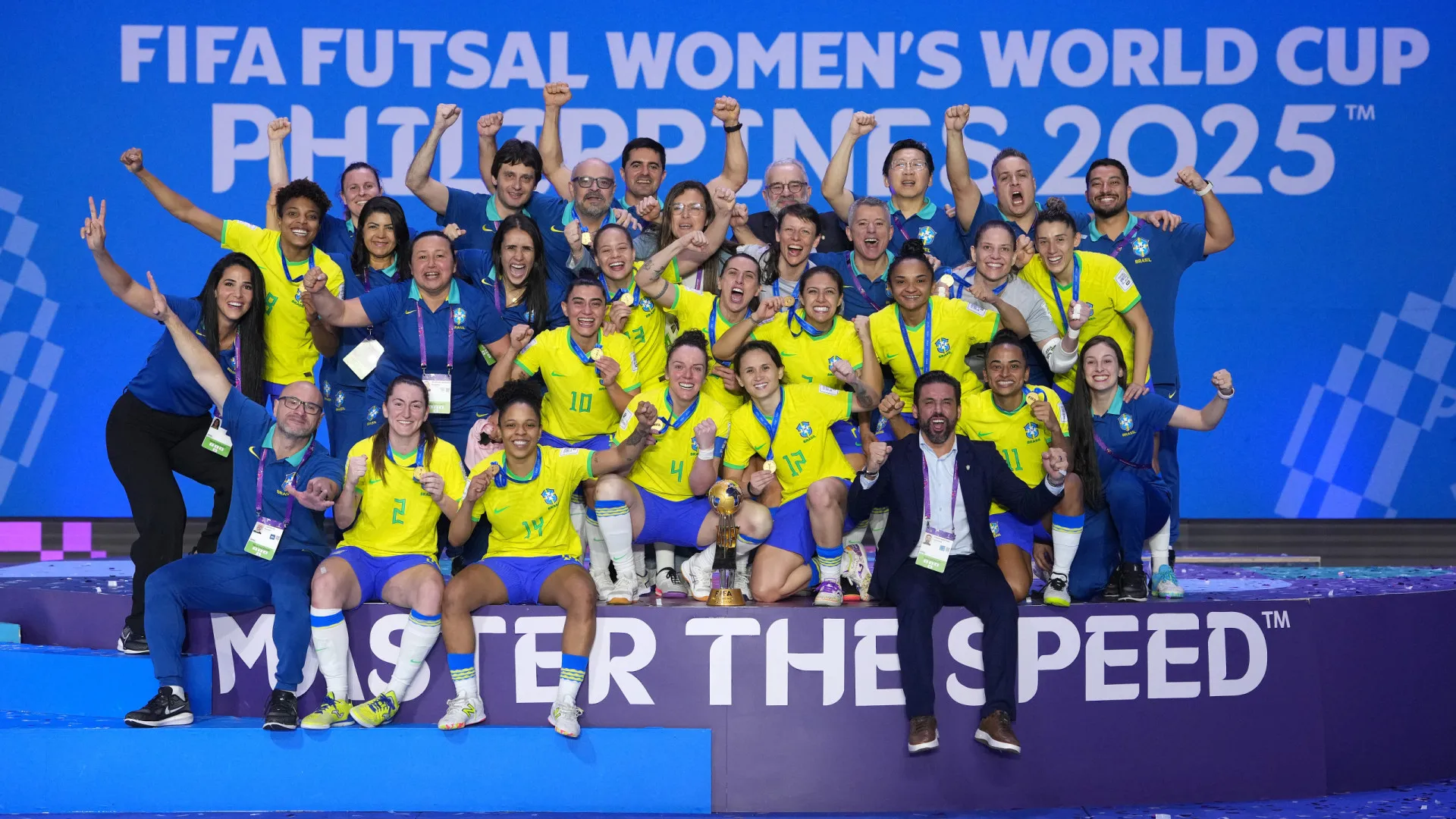 Brasil é campeão mundial de Futsal Feminino