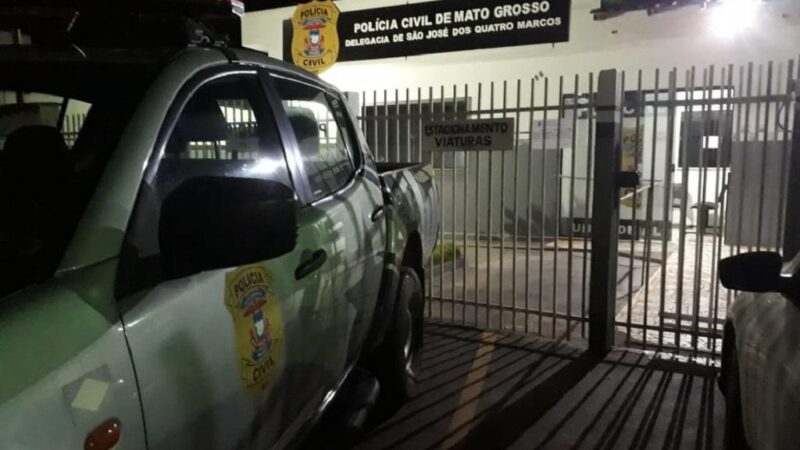 Polícia Civil prende faccionado por extorsão mediante sequestro qualificado em São Jose dos Quatro Marcos