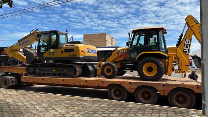 Peixoto de Azevedo recebe novos maquinários para reforçar infraestrutura e apoio ao campo