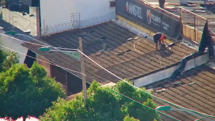 Câmera do Vigia Mais flagra homem furtando fios de energia em Mato Grosso