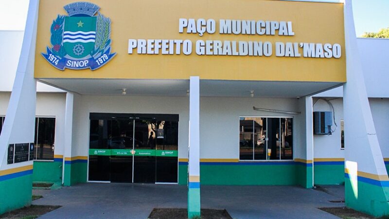 Sinop: decreto define regras de verba indenizatória de prefeito, vice-prefeito e demais; R$ 1,8 milhão