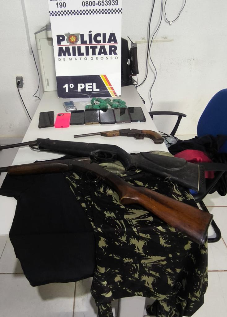 PM desarticula quadrilha por roubo, recupera veículo e apreende armas de fogo