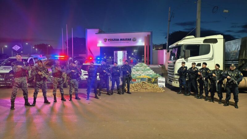 Grande apreensão: 15º Comando Regional retira aproximadamente 400 quilos de drogas de circulação