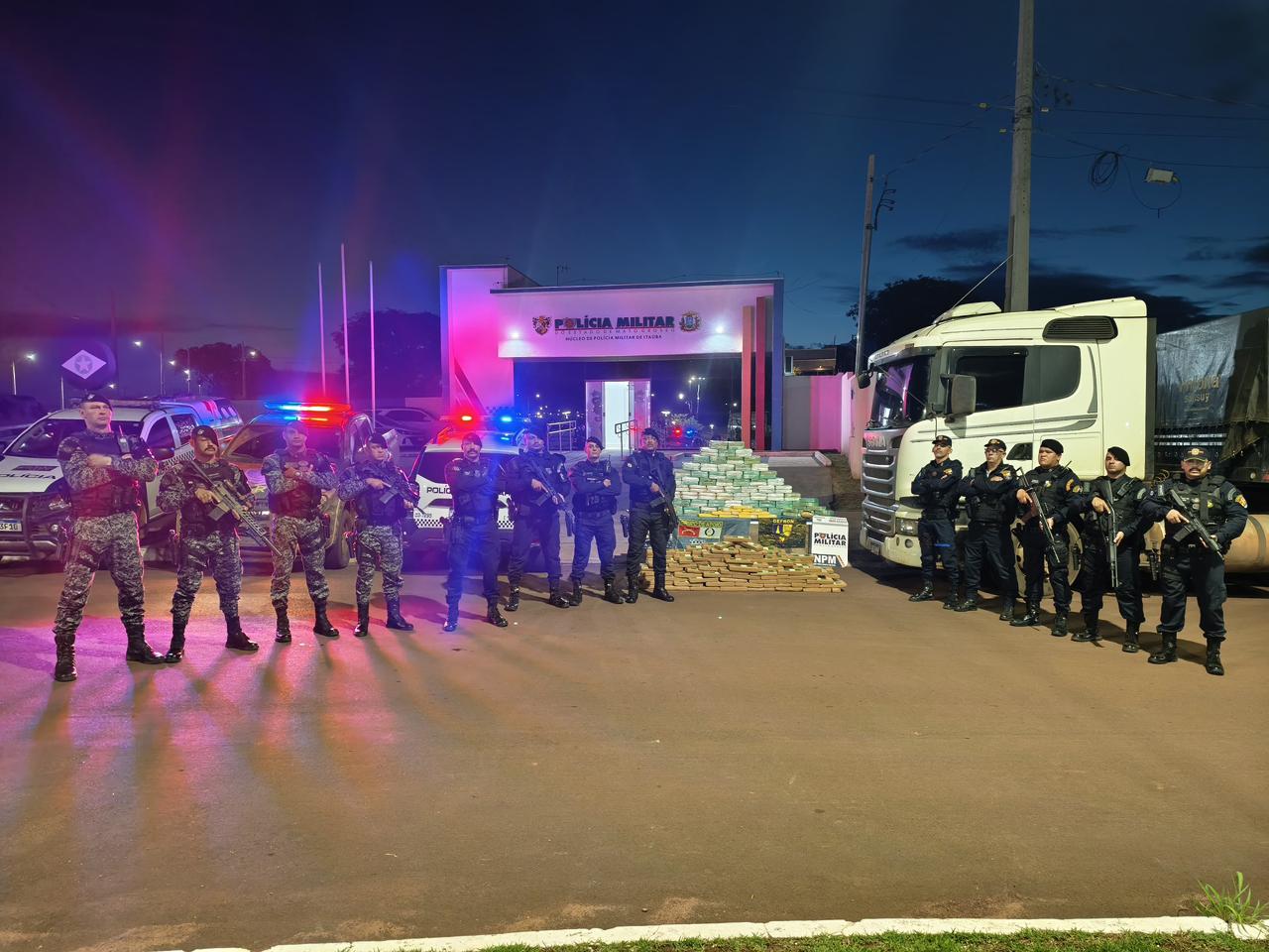 Grande apreensão: 15º Comando Regional retira aproximadamente 400 quilos de drogas de circulação