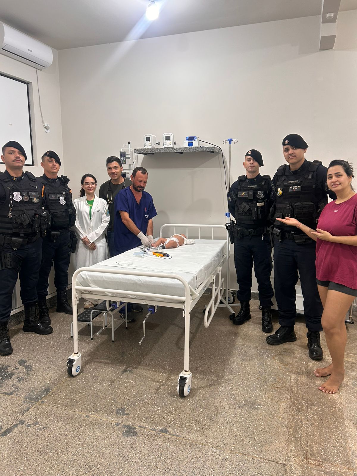 Policiais Militares salvam bebê de um mês engasgado em Marcelândia