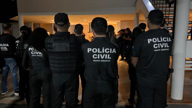Polícia Civil cumpre 50 ordens judiciais contra facção envolvida em tráfico de drogas e lavagem de dinheiro em Rondonópolis